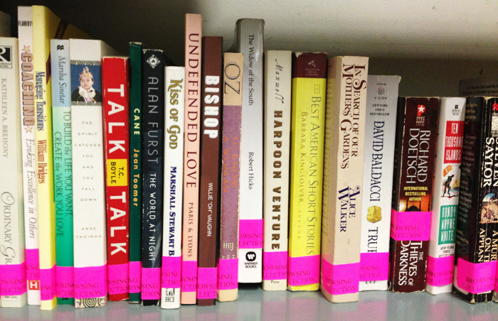 Lloyd Sealy Library browsing collection