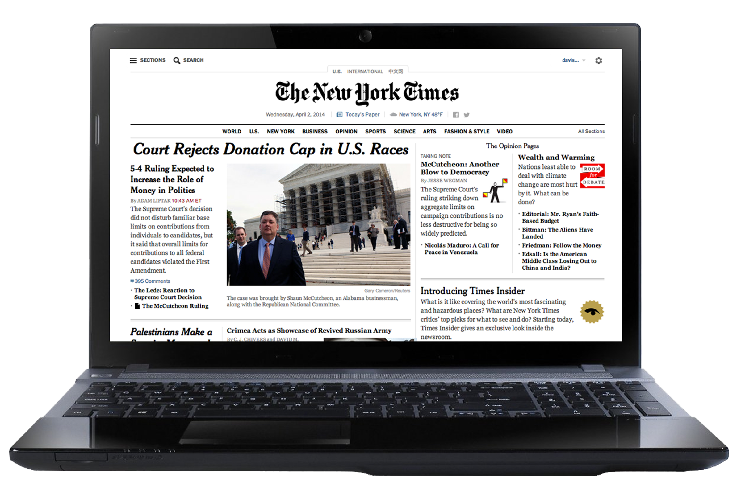 The New York Times — Complimentary access! Lloyd Sealy Library at